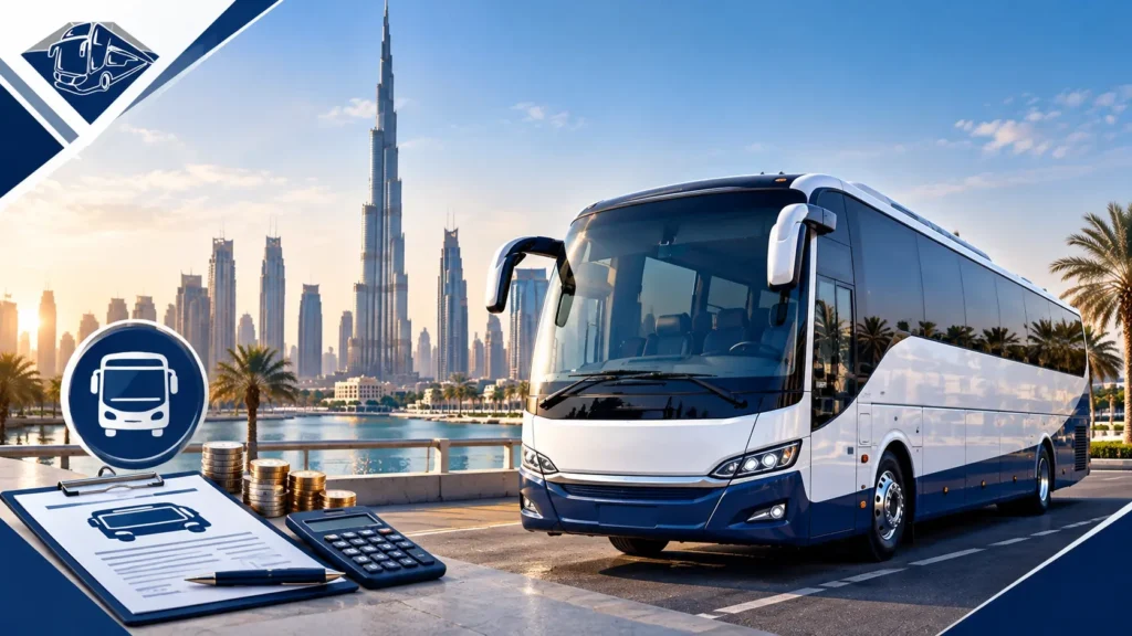 bus rental Dubai price